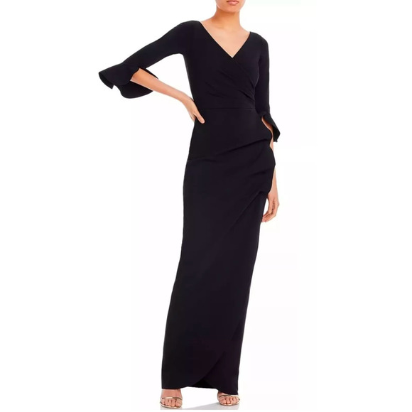 NWT Chiara Boni La Petite Robe
Zalfa Ruched Gown  Black size 10 - Picture 3 of 9